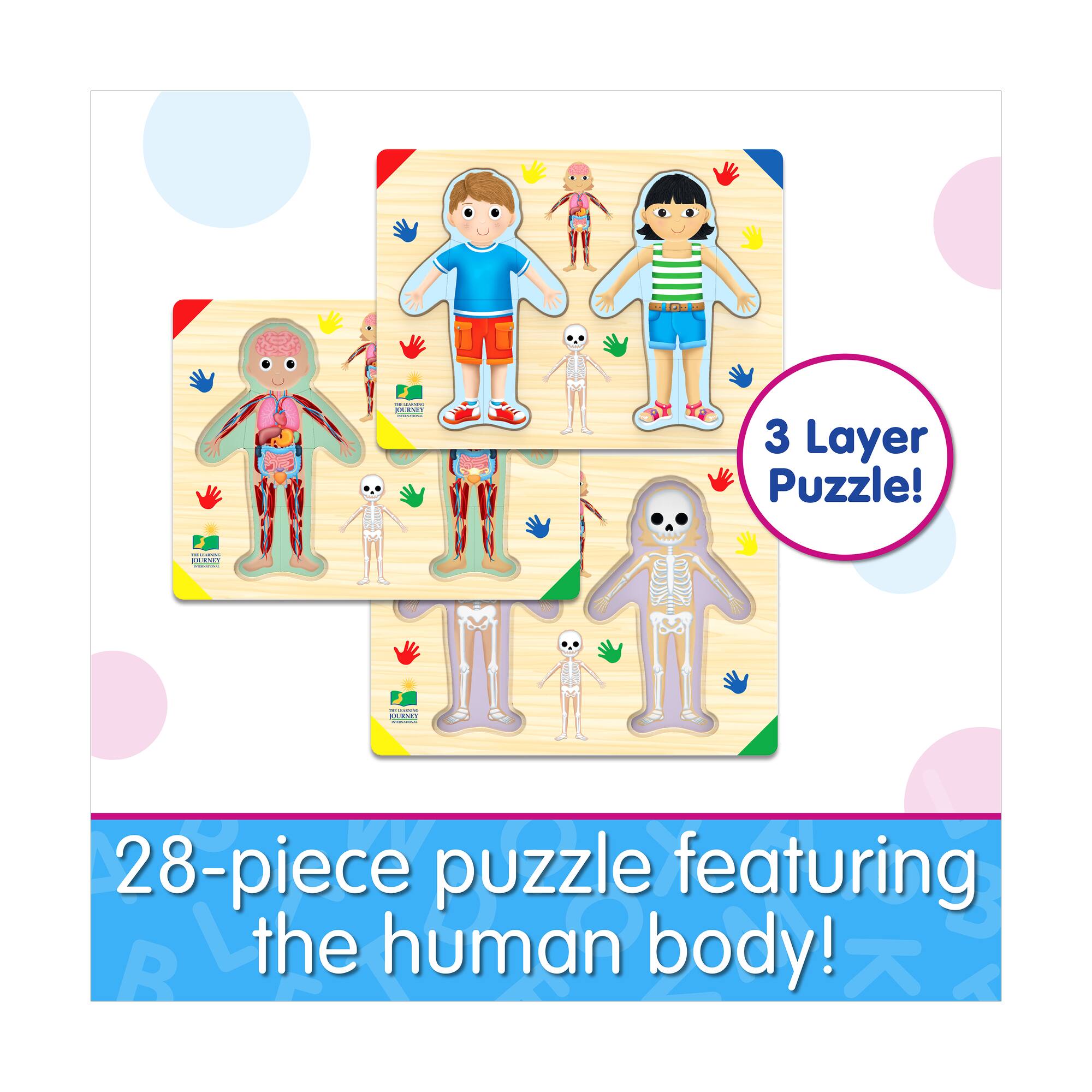 Lift & Learn Puzzle - Inside of Me: 28 Pcs